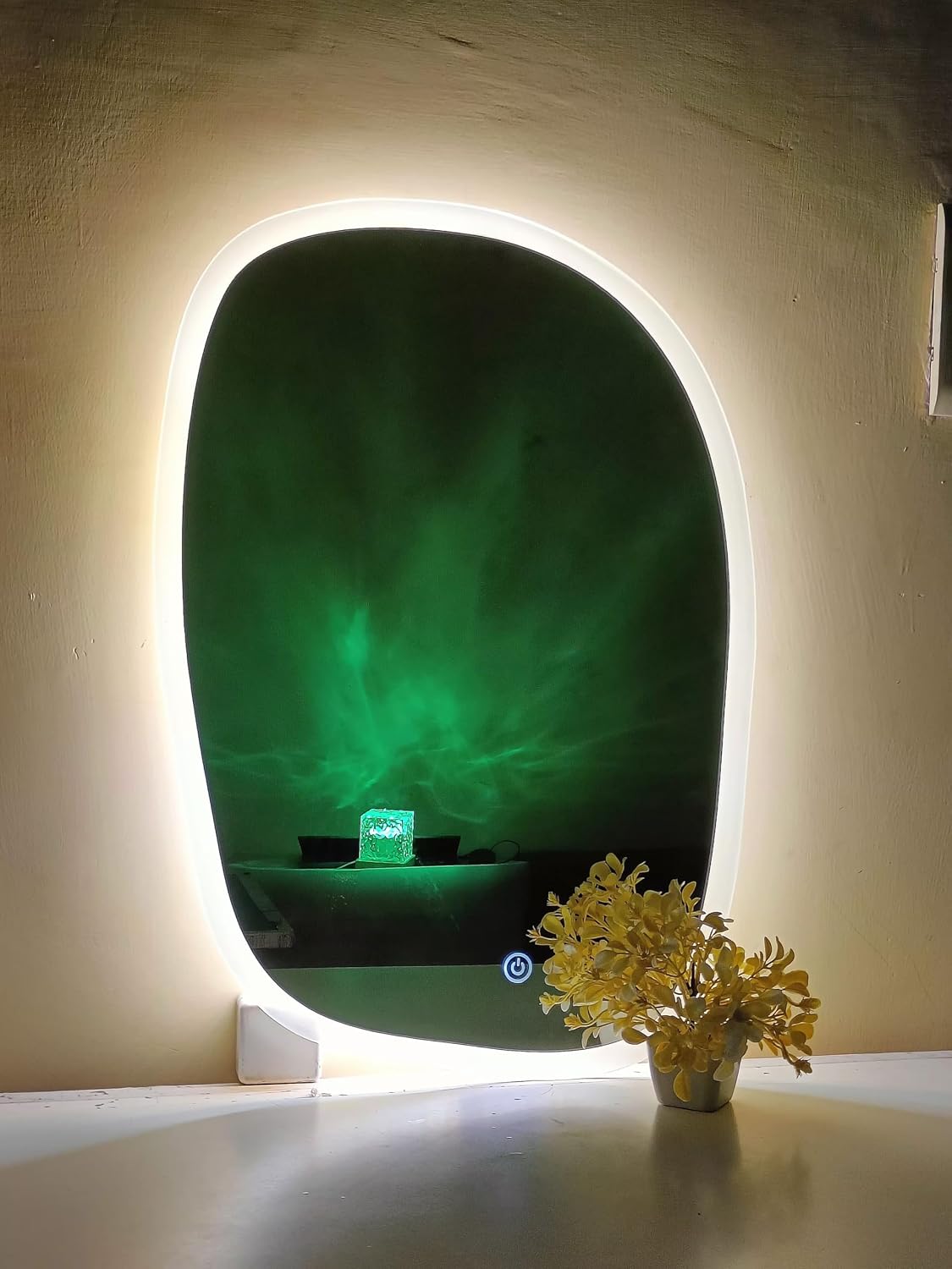 Sunsyze Modern Led Mirror for Bathroom & Bedroom, Styles Mirror with Light - Image 7